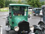 old green car
