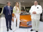 Jennifer Lopez at the opening of the Dubai Audi terminal