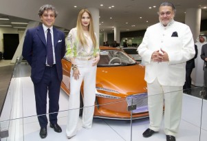 Jennifer Lopez at the opening of the Dubai Audi terminal