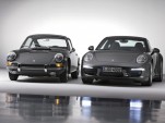 Original 1964 Porsche 911 and the Type-991 2013 Porsche 911 Carrera 4S