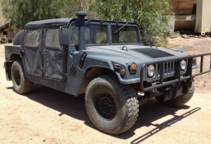 Original military Humvee from The Avengers movie for sale on eBay
