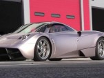 Pagani Huayra screams on track