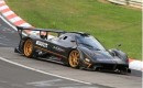 Pagani Zonda R spied on the 'Ring setting new 6:47 lap time