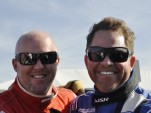 Paul Tracy and Michael Shank on the grid at the Rolex 24 - Anne Proffit photo