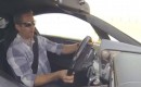 Paul Walker behind the wheel of a Lexus LFA