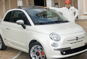 Perks of the job: Ferrari F1 driver gets custom Fiat 500