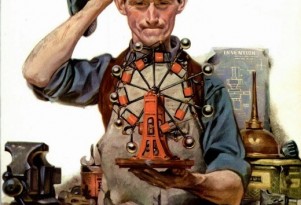 Perpetual Motion by Norman Rockwell