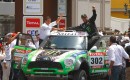Peterhansel celebrating his 10th Dakar Rally victory
