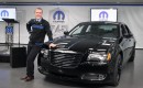 Pietro Gorlier shows off the Mopar '12 300