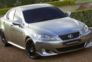 Pimped out chrome Lexus IS250 at Aussie Motor Show
