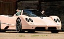 Pink Pagani Zonda C12 Roadster