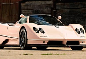 Pink Pagani Zonda C12 Roadster