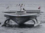 PlanetSolar around-the-world solar yacht