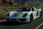 Porsche 918 Spyder prototype undergoes hot weather testing in Nevada's Valley of Fire
