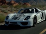Porsche 918 Spyder prototype undergoes hot weather testing in Nevada's Valley of Fire