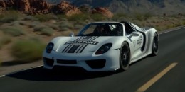 Porsche 918 Spyder prototype undergoes hot weather testing in Nevada's Valley of Fire
