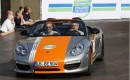 Porsche Boxster E electric car prototype