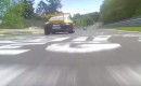Porsche Carrera Cup cars race at the 'Ring