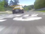 Porsche Carrera Cup cars race at the 'Ring
