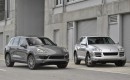 2011 Porsche Cayenne (left) and 2010 Porsche Cayenne S (right)