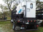 Portable diesel-powered 440-Volt quick charger for Nissan Leaf electric cars