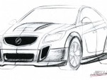 Preview sketch of SLP Performance's modern-day GNX