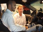 Prince Albert von Thurn und Taxis and 2009 Chevrolet Corvette ZR1