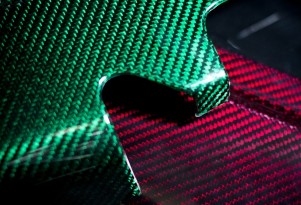 Prodrive deep-luster colored carbon fiber