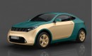 Prokhorov CityCar natural-gas hybrid vehicle, design prototype