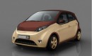 Prokhorov CityCar natural-gas hybrid vehicle, design prototype