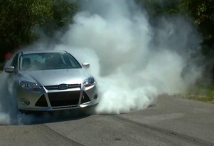 Proof that the new Ford Focus can do a proper burnout