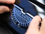 Putting the finishing touches on an Aston Martin Cygnet.