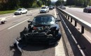 Rafael de Mestre's Crashed Tesla Roadster (via Facebook)