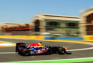 Red Bull Racing at the 2011 Formula 1 European GP