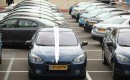 Renault Fluence ZE electric cars in Israel, provided by Better Place [photo: Better Place]