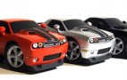 Bend Rod Garage Dodge Challenger sculptures