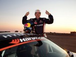 Rhys Millen and his Hyundai Genesis Coupe at the 2012 Pikes Peak Hill Climb