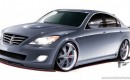 rksport hyundai genesis sedan sema 2008 001
