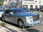 Rolls-Royce Phantom 102EX, experimental electric prototype, New York City, November 2011