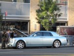 Rolls-Royce Phantom 102EX, experimental electric prototype, New York City, November 2011