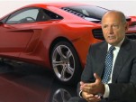 Ron Dennis with the McLaren MP4-12C
