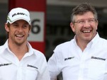 Ross Brawn and Jenson Button
