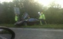Rowan Atkinson crashed his McLaren F1 after spinning several times