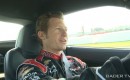 Ryan Briscoe, lapping the Indianapolis Motor Speedway in the Corvette ZR1.