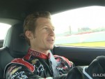 Ryan Briscoe, lapping the Indianapolis Motor Speedway in the Corvette ZR1.