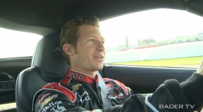 Ryan Briscoe, lapping the Indianapolis Motor Speedway in the Corvette ZR1.