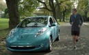 Ryan Reynolds and Ryan Hall in an ad for the 2012 Nissan Leaf