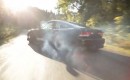 Ryan Tuerck drifts up a pristine mountain road