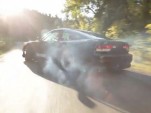Ryan Tuerck drifts up a pristine mountain road