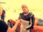 Sabine Schmitz tests the Chevrolet Corvette Z06